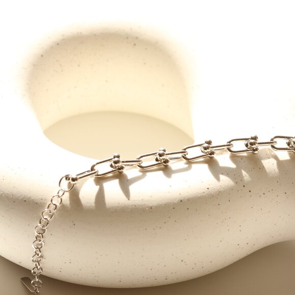 925 Sterling Silver "Tiffany" Chain Bracelet - Picture 3 of 6